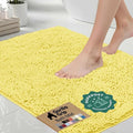 GORILLA GRIP Bath Rug Mat 36x24, Thick Soft Absorbent Chenille, Quick Dry by Unknown