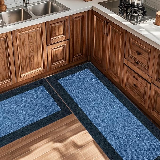 Machine Washable Runner Rugs Set of 2, Non Slip Kitchen Mats - Image 6