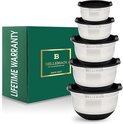 Bellemain Stainless Steel Non-Slip Mixing Bowls - Image 8