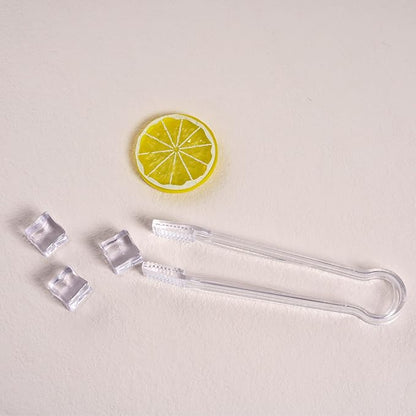 10 Pcs Plastic Buffet Serving Tongs, 6.3 Inches - Image 4