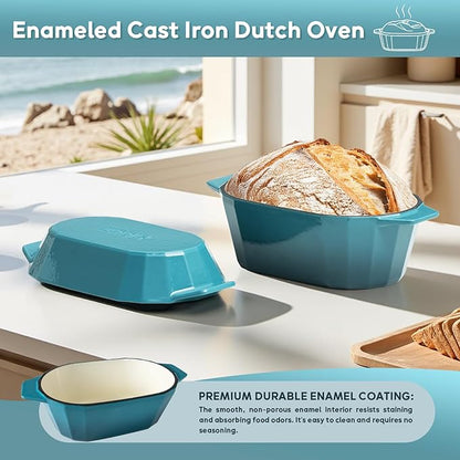 Enameled Cast Iron Sourdough Bread Oven – Dutch Oven - Image 4