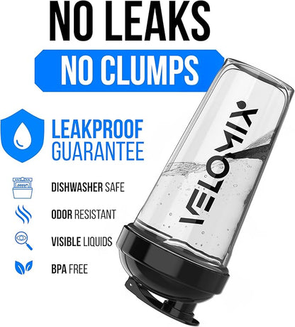 VELOMIX -2 Pack- 28 oz Protein Shaker Bottles - Image 3