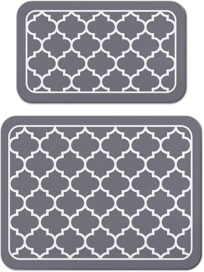 Dish Drying Mat for Kitchen Counter 2 Pack by Unknown
