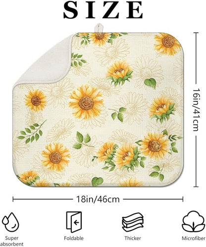 Dish Drying Mat Drainer Pads - Image 4
