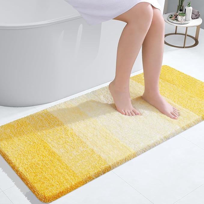 OLANLY Bathroom Runner Rugs Mat 44x24, Extra Soft Absorbent Microfiber Bath Rugs by OLANLY