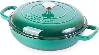 Shallow Cast Iron Casserole by Nuovva
