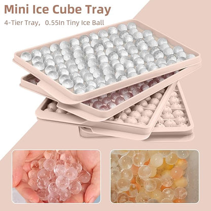 WIBIMEN Mini Ice Cube Trays, 0.55” Tiny Pebble Ice - Image 7