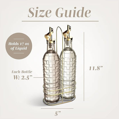 COOK WITH COLOR Glass Olive Oil Bottle Dispenser - Image 5