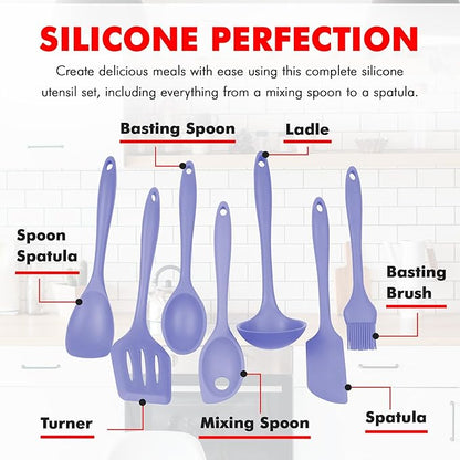 Chef Craft - Premium Silicone Kitchen Tools and Utensils Set, Non-Scratch - Image 4