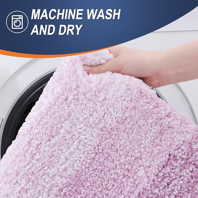 OLANLY Bathroom Rugs Mat 30x20, Extra Soft Absorbent Microfiber Bath Rugs - Image 6