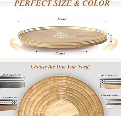 24 Inch Extra Large Lazy Susan Turntable - Image 6