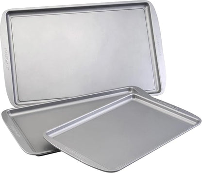 Farberware Nonstick Bakeware 3-Piece Cookie Pan Set by Farberware
