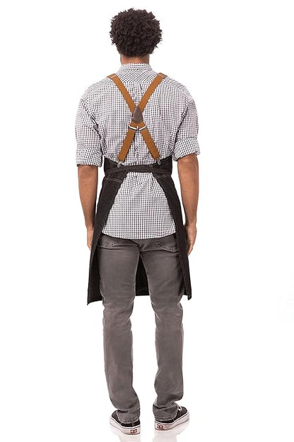 Chef Works Unisex Berkeley Bib Apron, One Size - Image 3
