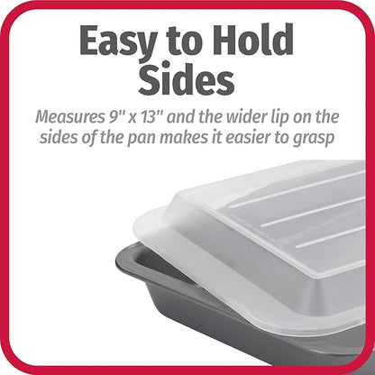 GoodCook Set of 2 Nonstick Steel 13" x 9" Cake Baking Pans - Image 6