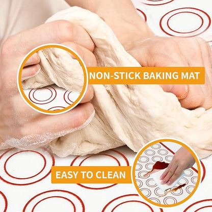 Silicone Baking Mat Sets, Dough Mat - Image 5