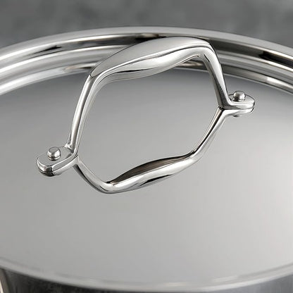 Tramontina Signature Tri-Ply Clad Stainless Steel 10-Piece Cookware Set - Image 6