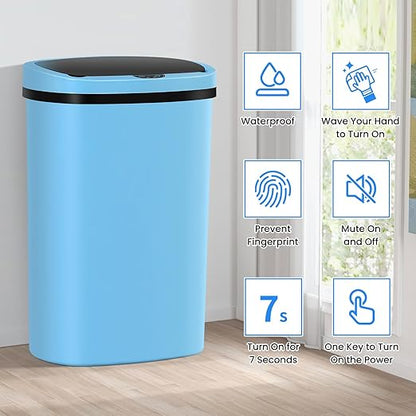 13 Gallon Trash Can | 50L Sensor Automatic Kitchen Trash Can - Image 3