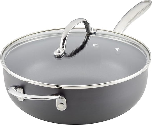 Rachael Ray Professional Hard Anodized Nonstick Sauce Pan/Saucepan/Saucier by RachaelRayKitchenware