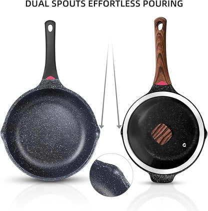 Vinchef Nonstick Sauce Pan & Skillet - Image 5