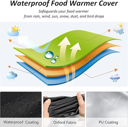 Food Warmer Cover, Heavy Duty Waterproof and Dustproof Covers - Image 3