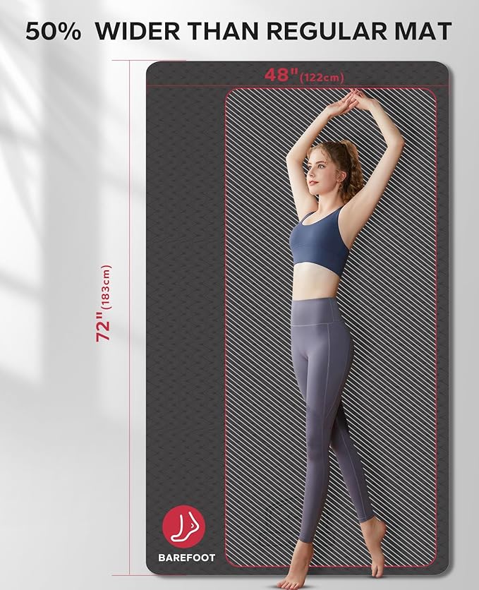 HAPBEAR Extra Large Yoga Mat - Image 2