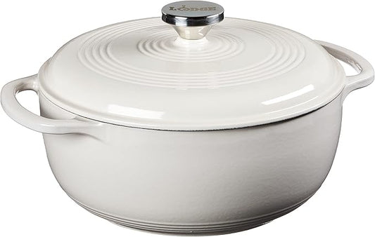 Lodge 4.5 Quart Enameled Cast Iron Dutch Oven by Lodge