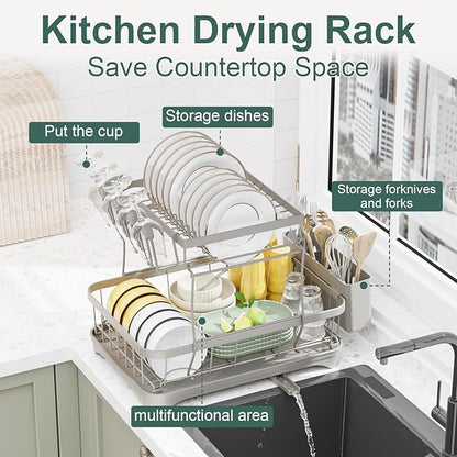LIYI Dish Drying Rack, Large Dish Rack - Image 5
