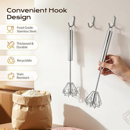 Upgraded Stainless Steel Semi-Automatic Whisk - Image 7