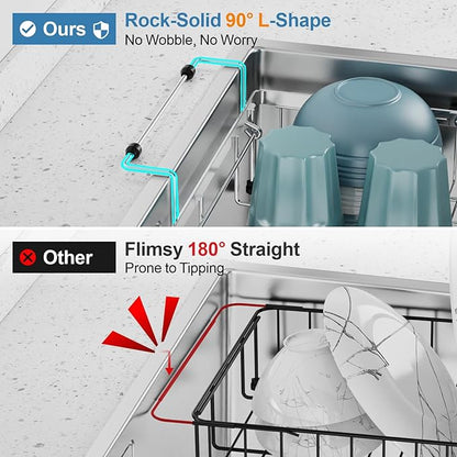 GSlife Dish Drying Rack Over the Sink - Image 3
