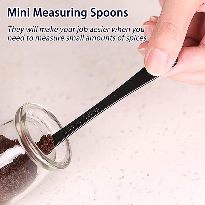 DOTINGHUX Measuring Spoons, Plastic Measuring Spoons Set - Image 6