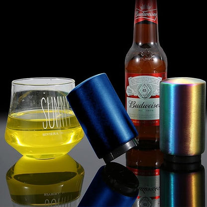 Stocking Stuffers Gift for Dad Mom, YUDANSI Push Down Bottle Opener, Automatic - Image 6