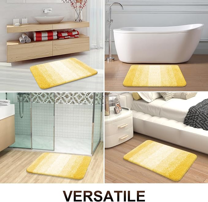 OLANLY Bathroom Runner Rugs Mat 47x20, Extra Soft Absorbent Microfiber Bath Rugs - Image 6