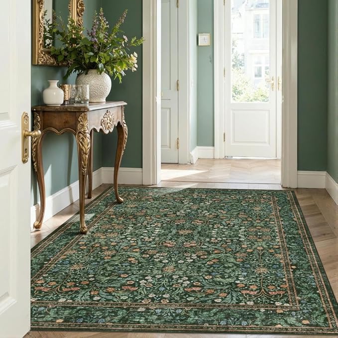 Rugxara 4x6 Area Rugs for Living Room Bedroom, Large Washable Rug, Non Slip & - Image 2
