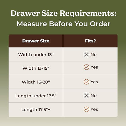 SMIRLY Silverware Drawer Organizer – Bamboo Kitchen Drawer Organizer, - Image 4