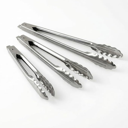 EDLUND 3-Pack Tong Set – Commercial Grade Stainless Steel Tongs, Heavy Duty Grip by Unknown