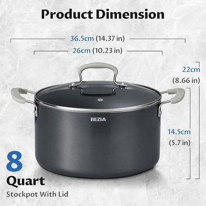 8 Quart Nonstick Stock Pot - Image 7