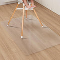 Clear Plastic Area Mat for Under High Chair, Anti-Spill Hard Floor Protector by ZPAIAreaFloorProtector
