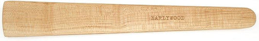 13 in Handmade Kitchen Cooking Utensil, Thin Dark Wood Saute Spatula, turning by Earlywood