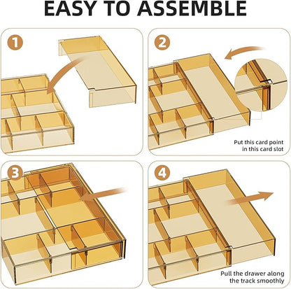 Marbrasse Expandable Desk Drawer Organizer, Desk Organizers and Accessories - Image 7