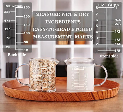 Ackers Etched Graduated Glass Measuring Cup - Image 4