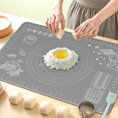 Silicone Baking Mat 24" x 16" Extra Thick Non-stick Pastry Mat by UltraKeno