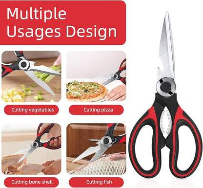 Kitchen Scissor For General Use 2-Packs, Heavy Duty Kitchen Raptor Meat Shears - Image 5