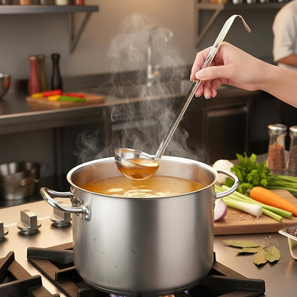 10PCS Stainless Steel Soup Ladle, 2 Oz Serving Ladles - Image 5