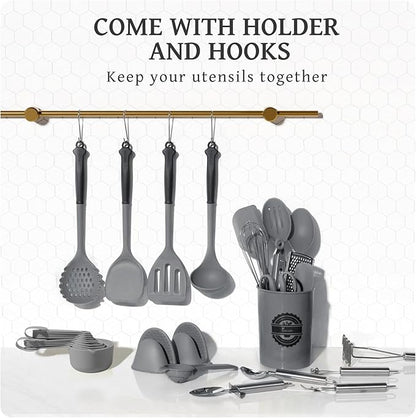 Kikcoin 43Pcs Large Kitchen Utensils Set - Image 7