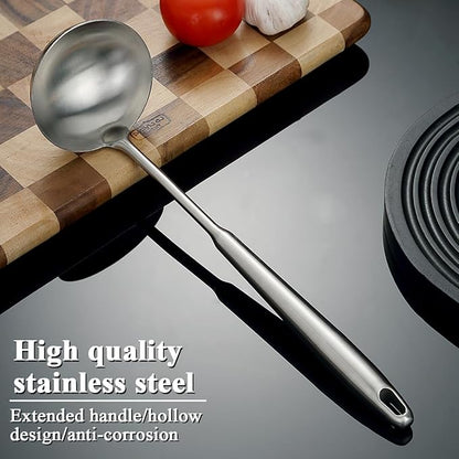 Stainless Steel Soup Ladle – Extra-Deep Large-Capacity Ladle - Image 3