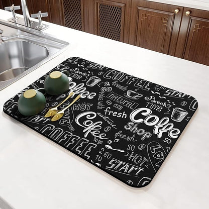 Fun Coffee Mat 23inx15in, Coffee Bar - Image 4