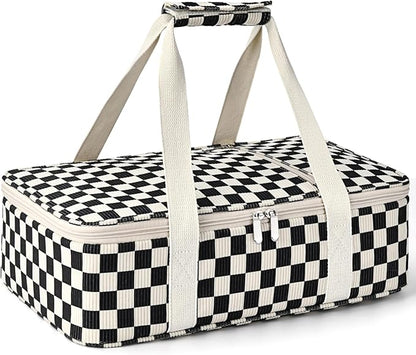 Insulated Casserole Carrier for Hot or Cold Food, Pie Carrier Bag Lunch Bag by MIAOJIE