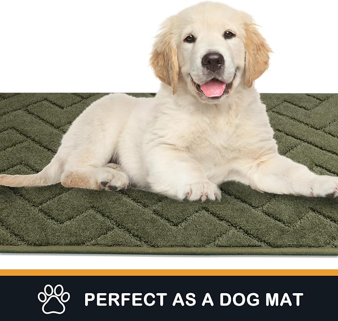 PURRUGS Dirt Trapping Door Mat 24" x 70", Non-Slip Machine Washable Entry Rug - Image 4
