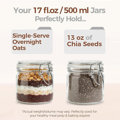 ComSaf 17oz Overnight Oats Containers - Image 3