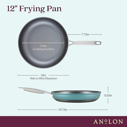 Anolon Achieve Hard Anodized Nonstick Frying Pan/Skillet, 12 Inch - Image 2